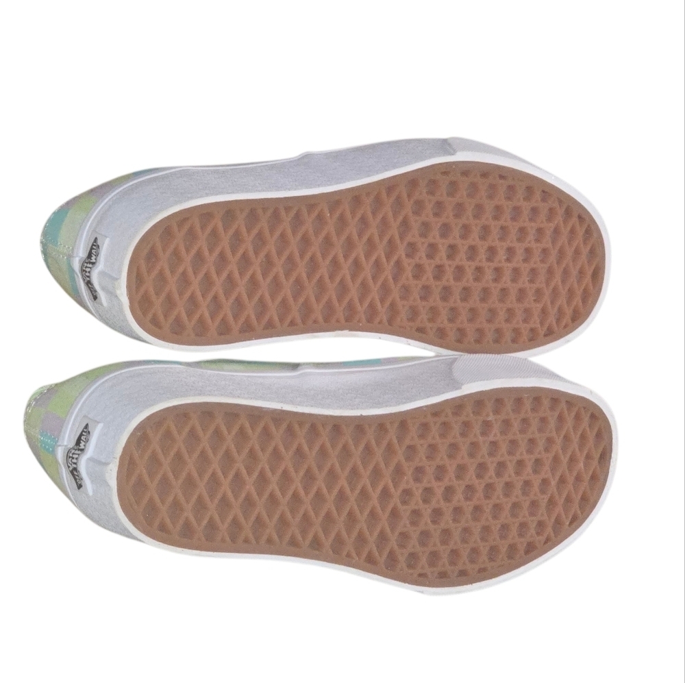 Vans Platform Pastel Picnic Canvas Checkered Women's Sneaker Shoe Size 8 - Picture 4 of 5